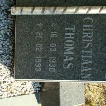 THOMAS Christiaan 1930-1993