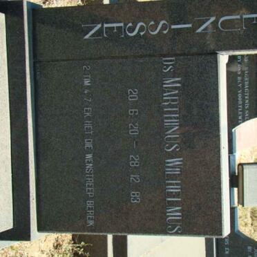 THEUNISSEN Marthinus Wilhelmus 1920-1983