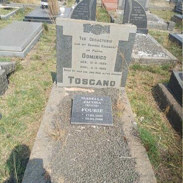 TOSCANO Domingo 1920-1963 :: FOURIE Isabella Jacoba 1930-2008