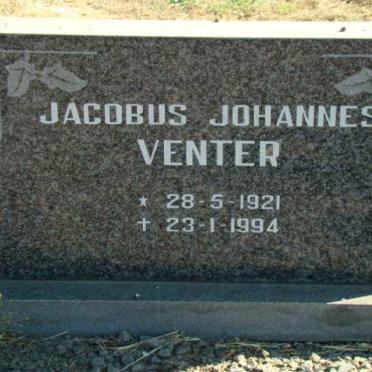 VENTER Jacobus Johannes 1921-1994