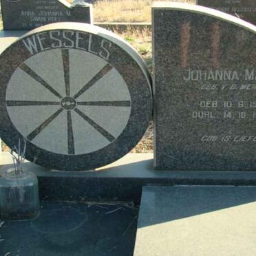 WESSELS Jurgens Johannes 1912-1971 &amp; Johanna Maria V.D. MERWE 1918-1983