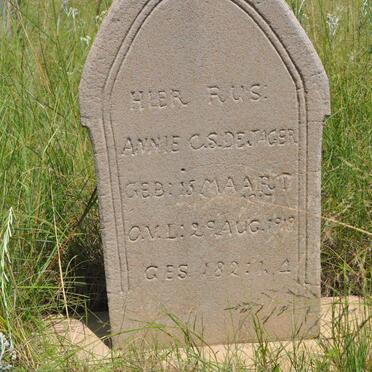 JAGER Annie C.S., de 1918-1918