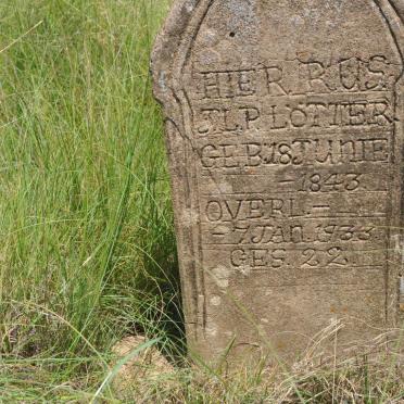 LOTTER J.L.P. 1843-1933