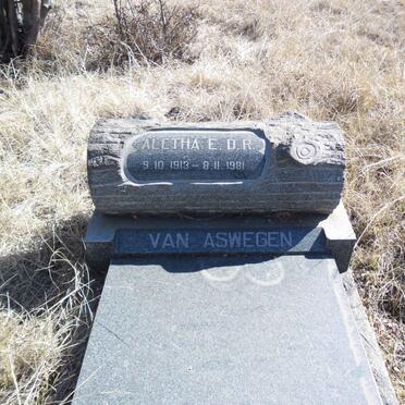 ASWEGEN Aletha E.D.R., van 1913-1981