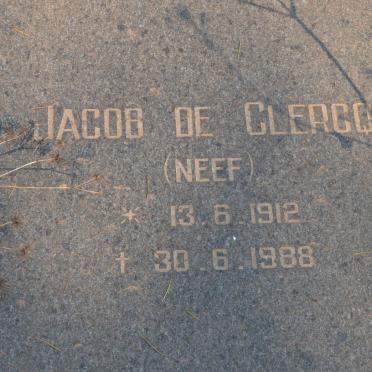 CLERCQ Jacob, de 1912-1988