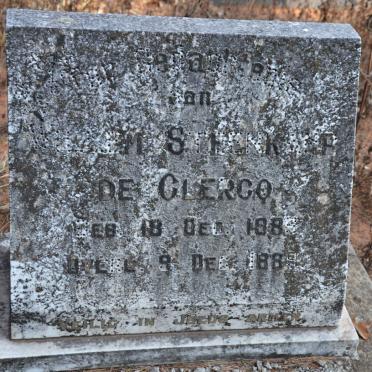 CLERCQ Willem Steenkamp, de 1886-1889