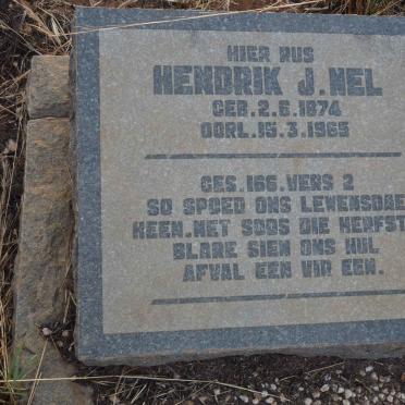 NEL Hendrik J. 1874-1965