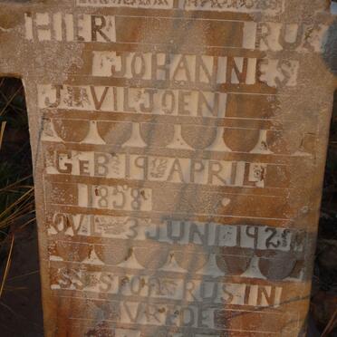 VILJOEN Johannes J. 1858-1927