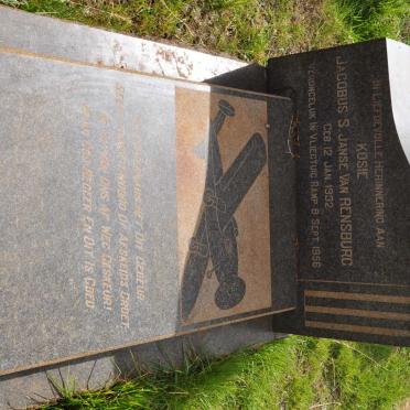 RENSBURG Jacobus S., Janse van 1932-1956