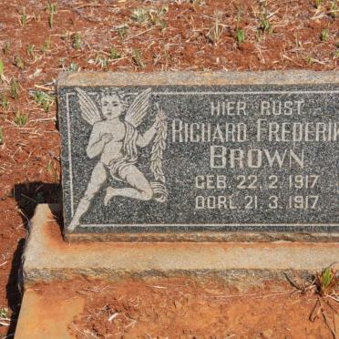 BROWN Richard Frederick 1917-1917