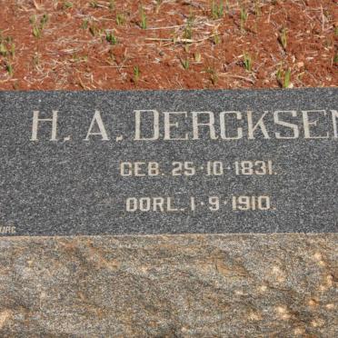 DERCKSEN H.A. 1831-1910