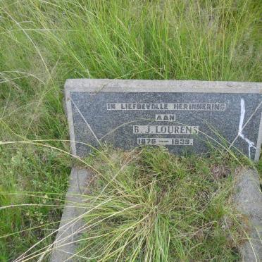 LOURENS B.J. 1876-1939
