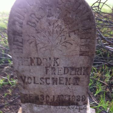 VOLSCHENK Hendrik Frederik 1939-1942