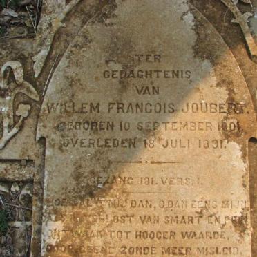 JOUBERT Willem Francois 1801-1891
