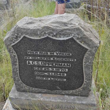 OPPERMAN A.C.S. 1870-1948