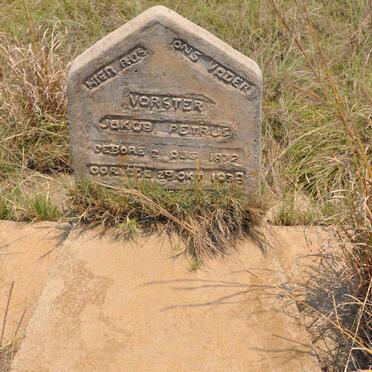 VORSTER Jakob Petrus 1872-1938