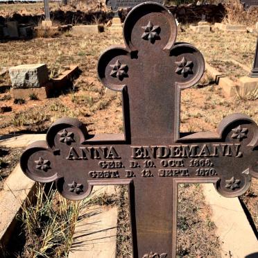 ENDEMANN Anna 1868-1870