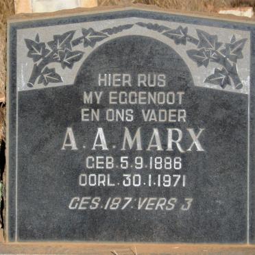 MARX A.A. 1888-1971