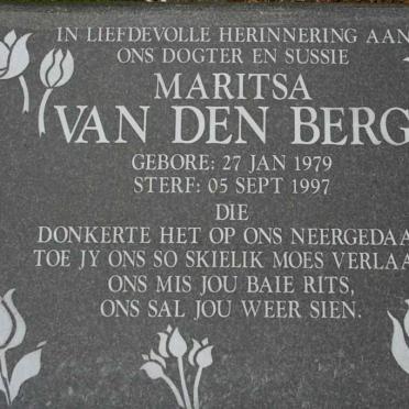 BERG Maritsa, van den 1979-1997