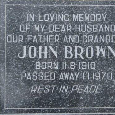 BROWN John 1910-1970