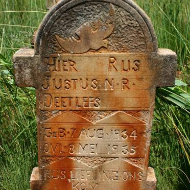 DEETLEFS Justus N.R. 1934-1935 