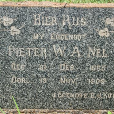 NEL Pieter W.A. 1865-1908