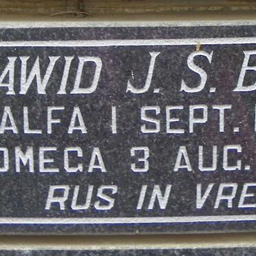 BRITS Dawid J.S. 1963-1993