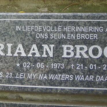 BROOKS Riaan 1973-2006