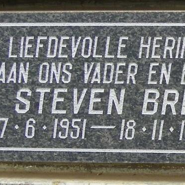 BRITZ Steven 1951-1996