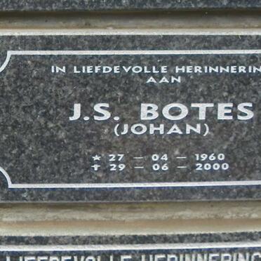 BOTES J.S. 1960-2000