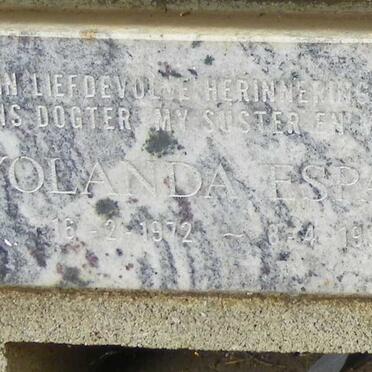 ESPACH Yolanda 1972-199?