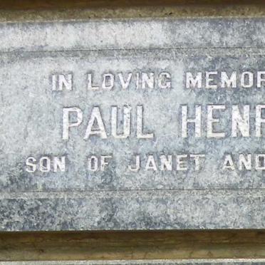 HENRY Paul