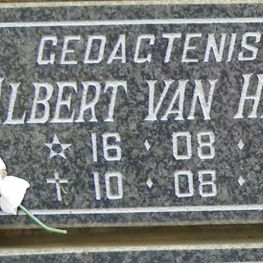 HEERDEN Albert, van 1904-1993