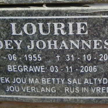 LOURIE Joey Johannes 1955-2006