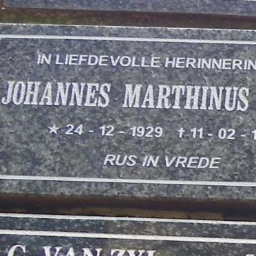 MEYER Johannes Marthinus 1929-1993