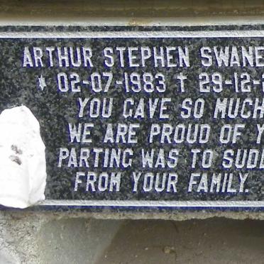 SWANEPOEL Arthur Stephen 1983-2001