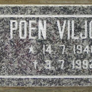 VILJOEN Poen 1946-1992