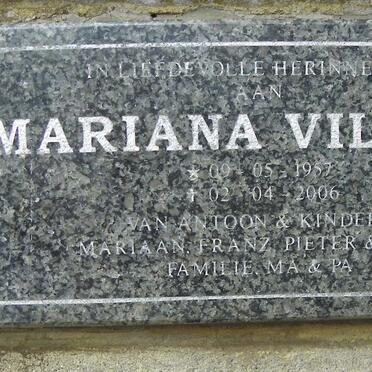 VILJOEN Mariana 1957-2006