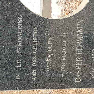 BRUYN Casper Hermanus, du 1912–1992 & Helena Christina 1927–1981 #2