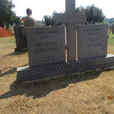 BRONKHORST Hendrik Johannes 1937-2005 &amp; Jean Marion 1939-2006