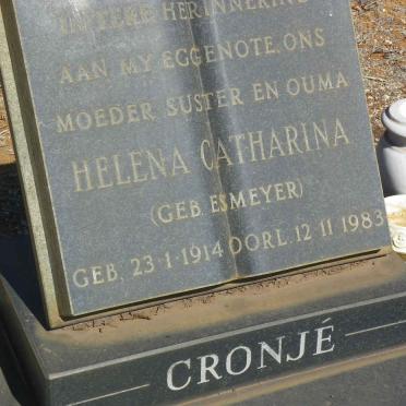CRONJE Helena Catharina nee ESMEYER 1914-1983