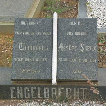 ENGELBRECHT Hermanus 1904-1974 &amp; Hester Sophia 1906-1984