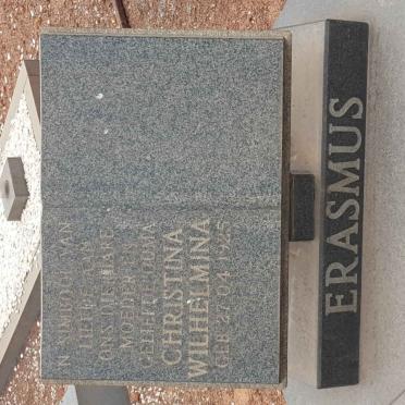 ERASMUS Ferdinand Petrus 1921–1989 & Christina Wilhelmina 1925– #2