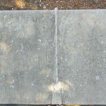 ERASMUS L.J. –1974 &amp; Sara Maria SCHOEMAN 1916–1994 #2