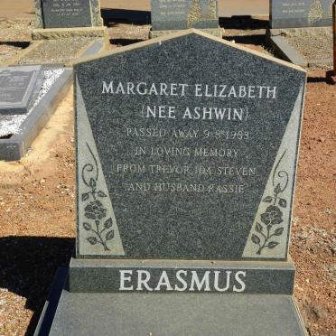 ERASMUS Margaret Elizabeth nee ASHWIN -1983