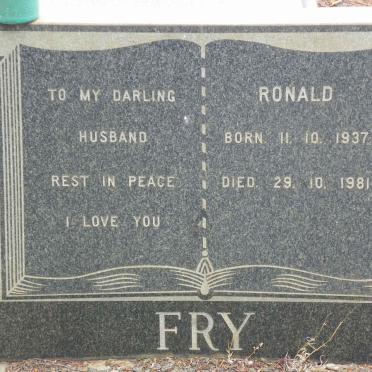 FRY Ronald 1937-1981
