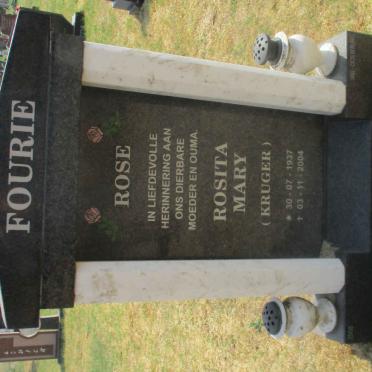 FOURIE Rosita Mary nee KRUGER 1937-2004