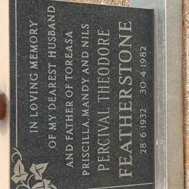 FEATHERSTONE Percival Theodore 1932-1982