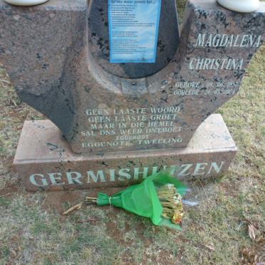 GERMISHUIZEN Magdalena Christina 1957-2004