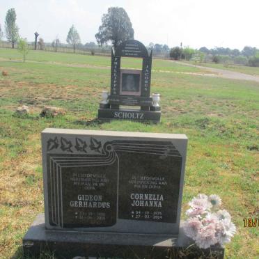 GUNTER Gideon Gerhardus 1931-2010 &amp; Cornelia Johanna 1935-2014